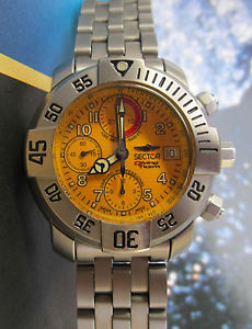Vintage Sector Diving Team.Titanio 1000M.Crono Automatic Valjoux 7750.Swiss Made