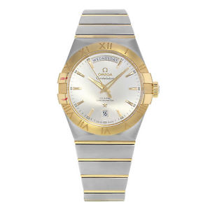 Omega Constelación Día-Fecha 123.20.38.22.02.002 Acero & 18 CT Oro Amarillo