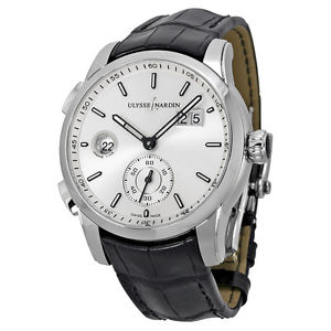 Ulysse Nardin GMT Dual Time Automatic Mens Watch 3343126-91
