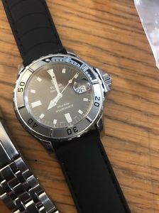 Pre-Owned TUDOR Prince Date Hydronaut SS Black Dial Men's Auto Watch 89190