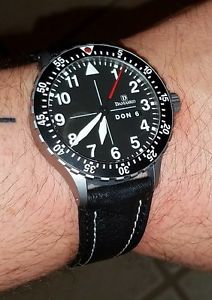 Damasko da46 automatic watch customized red recent service