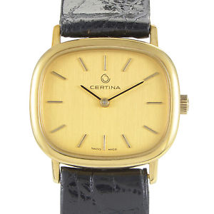 Certina Women's Yellow Gold Quartz Watch 5014019
