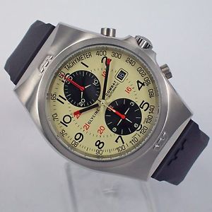 Glycine Combat Montre Chronographe Pour Hommes 44mm Montre Automatique 3855.15
