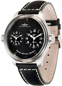 ZENO OS Pilot Dual Time Automatik mit Datum