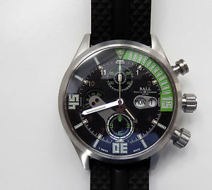 Gent's Ball Engineer II Master Diver Automatic Chronograph Watch with Day/Date