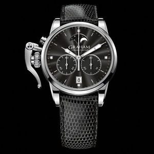 Never Worn New Graham Chronofighter 1695 Lady Moon 2CXBS.B04A (Stainless Steel)