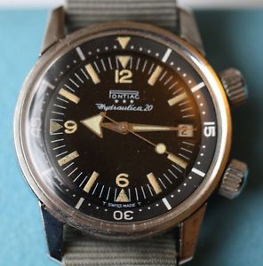 Vintage Pontiac Hydraulica 20 Super Compressor watch – stunning condition
