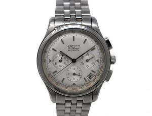 Zenith El Primero Ref. 02.0500.400 Chronograph Stainless Steel silver dial