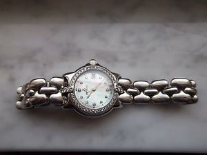 $5000 Ladies 29mm Bertolucci steel factory diamond watch