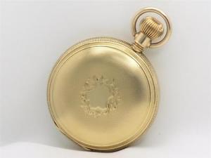 MASSIVE & BEAUTIFUL 18 SIZE 14 KARAT SOLID GOLD HUNTER CASE WALTHAM - 147 GRAMS!