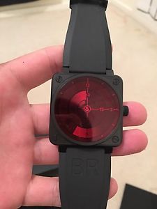 Bell & Ross Red radar.wear One Time. As New.