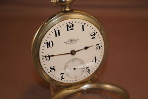 1910 Ball Hamilton 999 Pocket Watch “Brotherhood of RR Trainmen”, 2-Stars,Runs