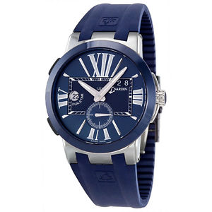 Ulysse Nardin Executive Dual Time Automatic Mens Watch 243-00-3-43
