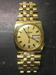Vintage 1972 250 N2 18K Accutron Bulova 77065 Wrist Watch