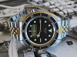 VINTAGE MINT 980.027 HEUER ANA DIGI JUMBO DIVER ESA 900.231 RALLY AUTAVIA SCUBA