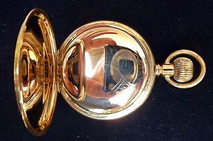 MASSIVE 14KT Solid Gold, 129 grams, Size 16s Elgin, Runs Great!