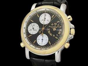 Free Shipping Pre-owned Ulysse Nardin Berlin Chrono 575-22 With Genuine BOX