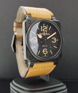 Bell & Ross Aviation BR03-92 Heritage 42mm Date Black Coated Stainless Steel