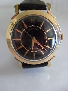 Hamilton Black Dial Electric Wrist-Watch, 