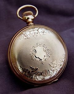 18sz, 21J Waltham Vanguard Heavy 14K Gold Hunter Case Pocket Watch! Outstanding!