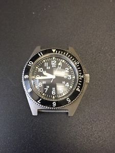 Vintage Benrus Military Diver's Watch Type II 2 Class A 1978 Stunning Overhauled