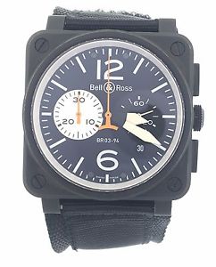 Bell & Ross Bell & Ross Aviation BR-03 Chronograph BR03-94 BR Nylon Strap Chrono