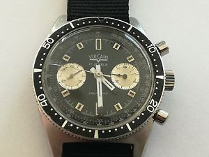 CHRONOGRAPH VULCAIN * DIVER*VALJOUX 23 * 38mm * PERFECT  WORKING * TOP CONDITION