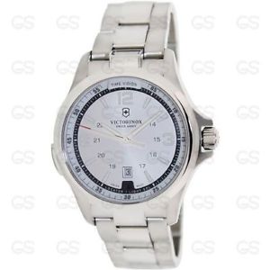 Victorinox Swiss Army Men's Night Vision 241571 Silver Stainless-Steel Swiss Qua