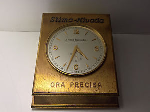 ULTRA RARE VINTAGE ESTIMATION-NIVADA DESK MONTRE "HEURE PRÉCIS"