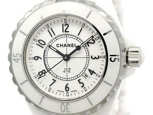 Polished CHANEL J12 Ceramic Quartz Ladies Watch H0968 (BF305157)