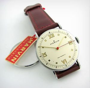 Vintage NOS Watch...MARVIN....Strap & Tag....50's....Stunning!!!