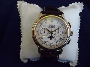 zenith chronomaster 410 el primero moonphase oro rosa 18 k image 1