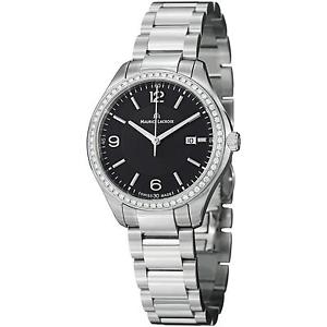 Maurice Lacroix Miros Women's Diamonds 32mm Quartz Date Watch MI1014-SD502-330
