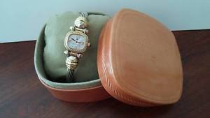David Yurman Mother of Pearl 18K Sterling Silver Watch w/ Diamonds - Gently Used
