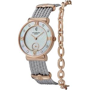 Charriol St-Tropez Women's 30mm Sapphire Glass Quartz Watch ST30PD.560.009