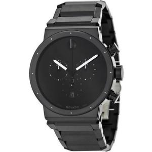 MOVADO SAPPHIRE SYNERGY HOMME 42MM CHRONOGRAPHE DATE SAPHIR VERRE MONTRE 0606801