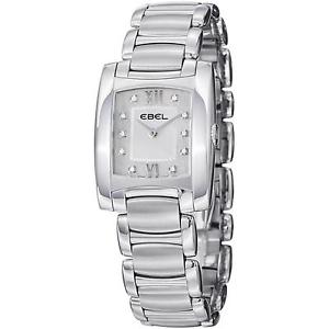 EBEL BRASILIA FEMME ARGENT ACIER BRACELET & BOITIER MONTRE 9256M32-98500