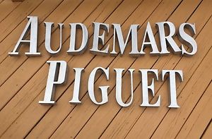 HUGE AUDEMARS PIGUET Metal Letters Watch Dealer Store Display Sign AUTHENTIC