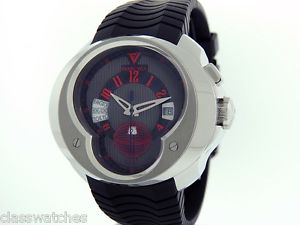 Franc Vila Fva5 Universal World Timezone GMT Black & Red Tuxedo Dial $24,000 NIB