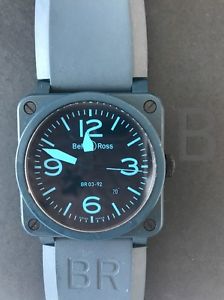 Bell & Ross BR 03-92 Ceramic Blue Watch Rare!!!