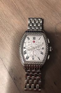 Michele Releve Diamond Bracelet Chronograph Watch