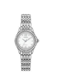 Citizen Eco Drive Signature Women's Versailles Diamond Dial Watch EM0370-51A