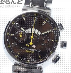 Louis Vuitton Gents Cup Regate Q1021 Tambour Chronograph Watch Used