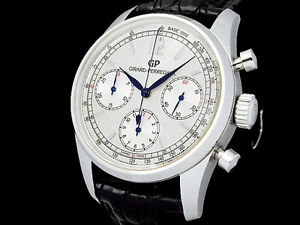 Free Shipping Pre-owned GIRARD-PERREGAUX Fiat 30 Anniversary Chronograph 49480