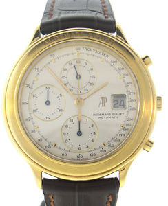 Audemars Piguet Huitieme Chronograph 18K Rose Gold Automatic Watch- Ref 25644