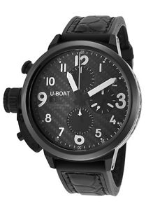U-Boat Flightdeck Chronograph Ceramic Carbon Fiber Automatic Men's Watch 7116
