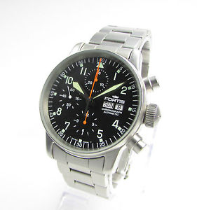 Fortis Flieger Day-Date  Automatik Chronograph-gr. 40 mm Modell