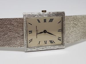 18k white gold mens vintage manual winding Vacheron Constantin near NOS