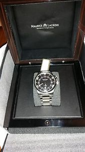Maurice Lacroix Pontos S Diver pt6248 Wrist Watch for Men with 4 bands