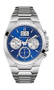 Wittnauer WN3048 Chronograph Stainless Steel Blue Dial Men's Watch